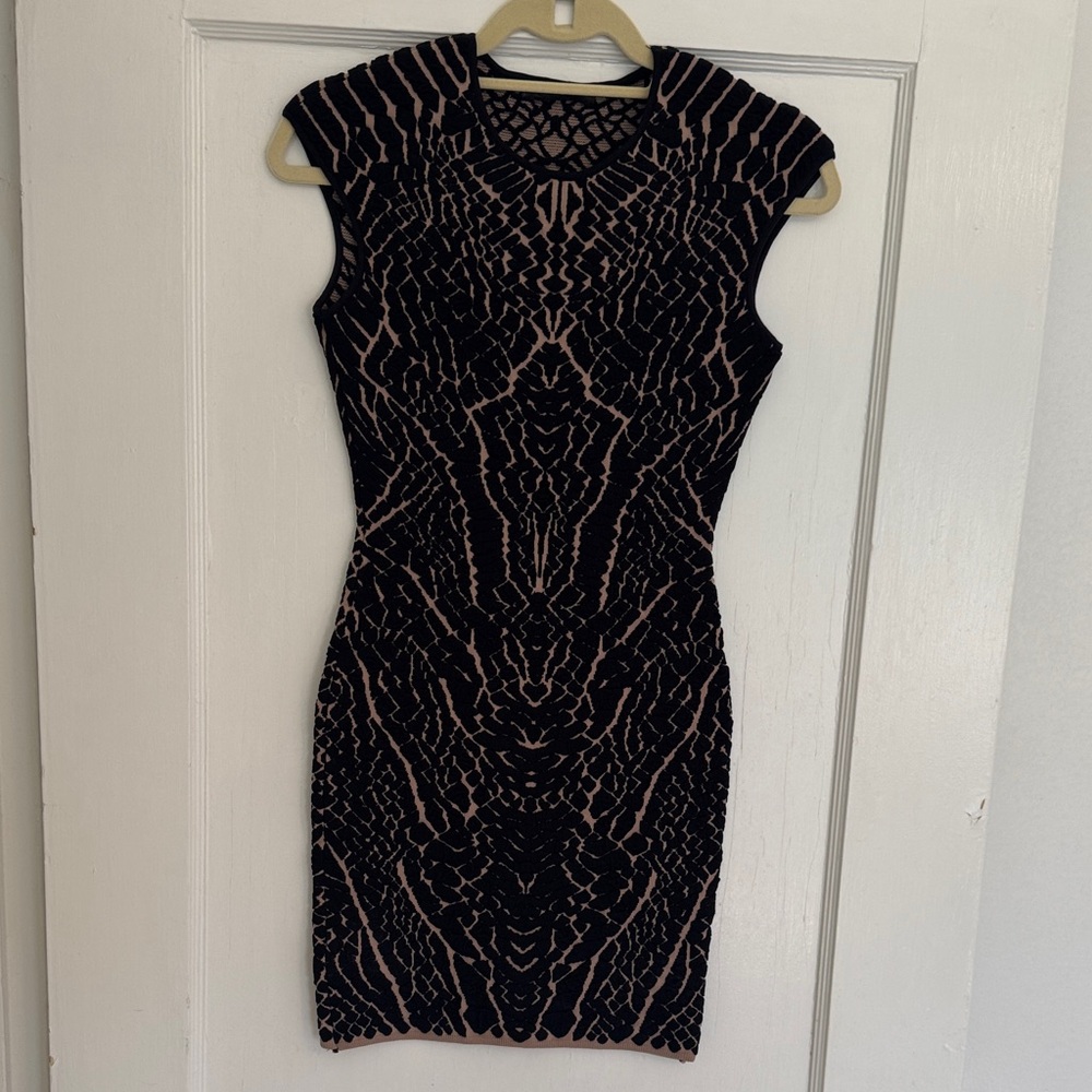 RVN Black and Pink Mini Dress